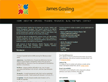 Tablet Screenshot of jamesgosling.com